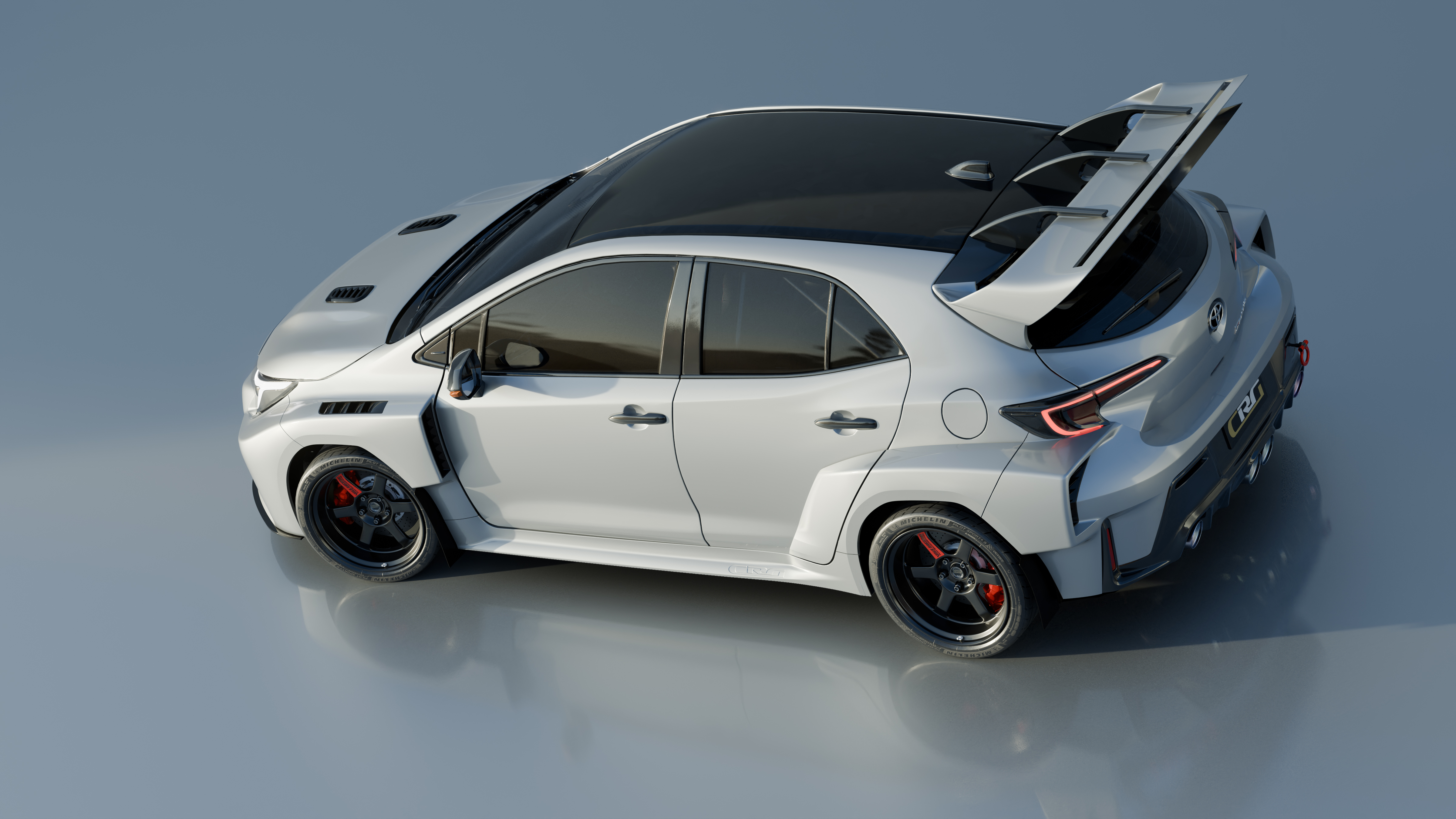 Side rear render